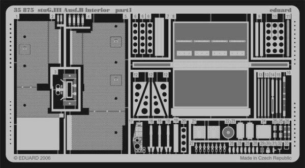 StuG III Ausf. B Interior for Tamiya kits