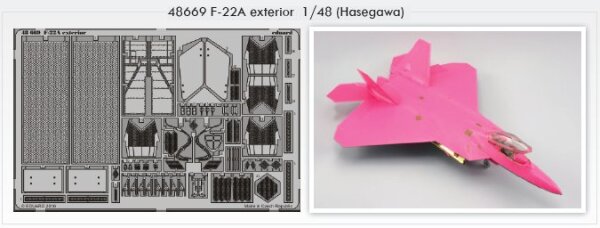 1/48 F-22A Raptor exterior for Hasegawa