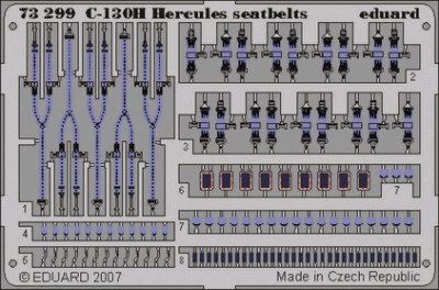 C-130H Hercules seatbelts (Italeri)