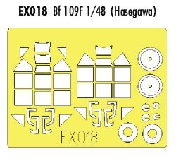 Messerschmitt Bf-109F Mask for Hasegawa