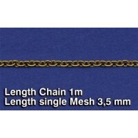 Metal Chain (F) Length single Mesh 3,5 mm