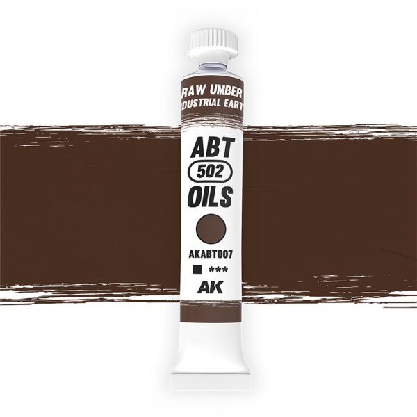 Raw Umber Ölfarbe 20ml