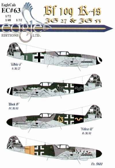 Messerschmitt Bf-109K-4 (4) White 6 9./JG27