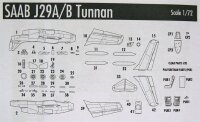 SAAB J29A/B Tunnan Swedish Air Force Fighter