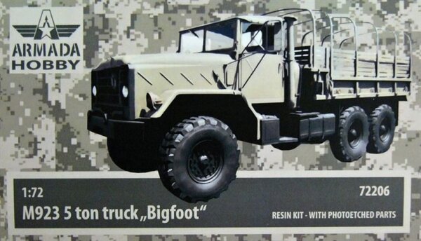 1/72 M923 US 5ton truck "BIG FOOT"