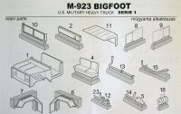 M923 US 5ton truck with canvas