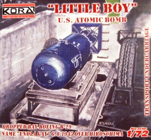 Little Boy - U.S. Atomic bomb+ transport undercar.