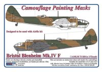 Bristol Blenheim Mk.IV F Camouflage Painting Masks
