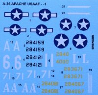 1/72 North-American A-36 Apache Mustang USAF