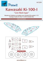 Kawasaki Ki-100-I Low-Back Version" Canopy Masks"