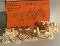 1/72 Deutsche Feldküche mit Pferd