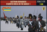 Austrian Grenadiers in Winter Dress on the March 1