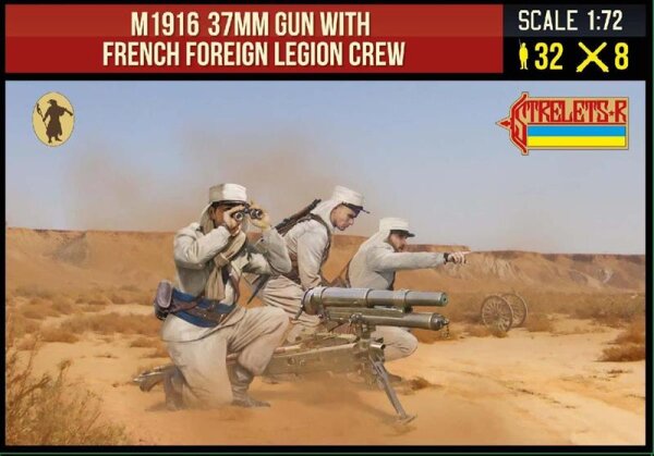 M1916 37mm Gun with French Foreign Legion (Rif)