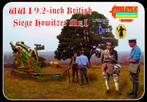 9.2-inch British Siege Howitzer with Crew