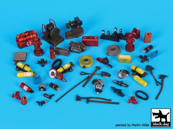 Firefighters Equipment Accessories Set