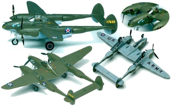 1/48 P-38F Lightning "Glacier Girl"