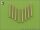1/48 P-47 Thunderbolt .50 Browning M2 barrels (8 pcs)