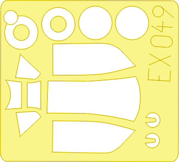 1/48 Messerschmitt Bf-109K Mask for Hasegawa
