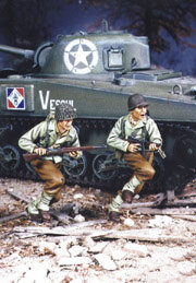 US Infanteristen, Frankreich 1944 (2 Fig.)