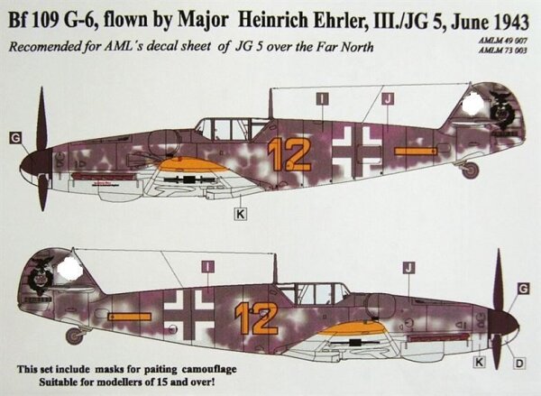 Messerschmitt Bf-109G-6 Ehrler