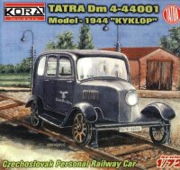 Tatra Dm4-440001 Mod. 1944 Kyklop + Rails