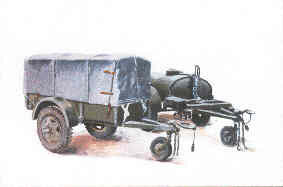 US-Trailers 1-ton, 2 wheels