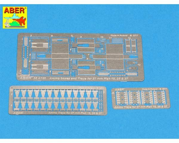 Ammo boxes + Trays for Flak 18, Flak 36, Flak 37