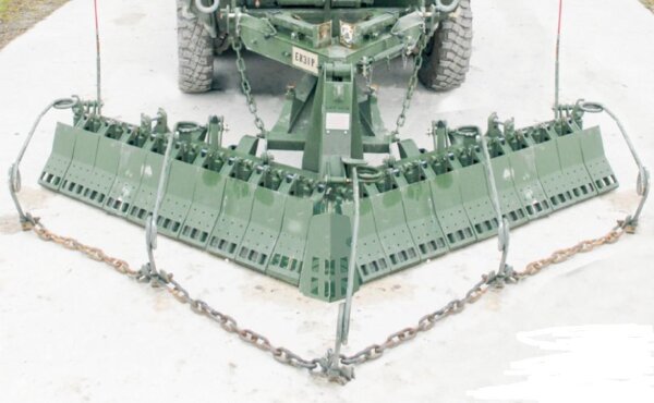 Indicator and Chain Assembly for M1132 Stryker ESV Surface Mine Plow