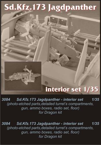 Sd.Kfz. 173 Jagdpanther interior set