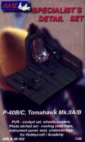 P-40B/C, Tomahawk Mk.IIA/B Specialist´s Detail Set