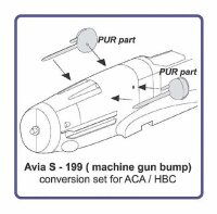 Avia S-199 machine gun bump