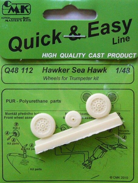 Hawker Sea Hawk - Wheels Set (TRUMP)