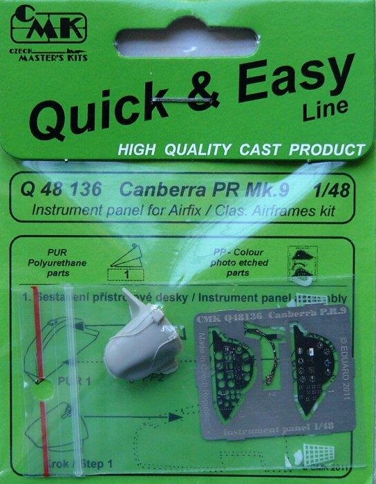 Canberra Instruments Canberra PR Mk.9 - Instrument panel (AIRFIX)