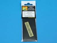 Zahlen und Buchstaben, 1,0 mm hoch