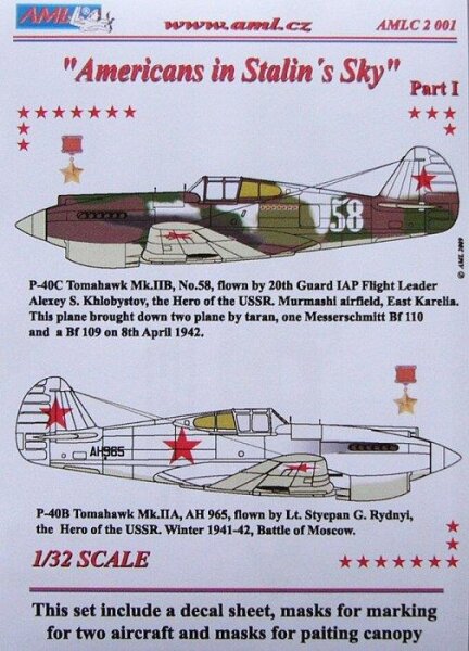 Curtiss P-40B/P-40C Americans in Stalins Sky