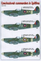 Czechoslovak commanders in the Spitfire