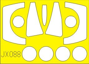 1/32 F-8E Mask for Trumpeter