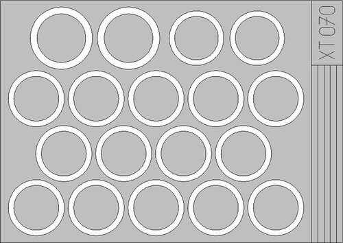 Sd.Kfz. 251 wheel mask for Tamiya