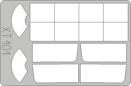 1/35 M1046 Humvee Masks for Tamiya