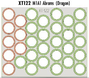 M1A1 Abrams Wheel Masks for Dragon