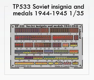Soviet insignia 1944 and medals