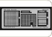 M113 grilles / Motorengitter  (Tamiya)