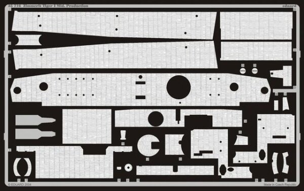 Zimmerit: Tiger I Mid. Production (TAM)