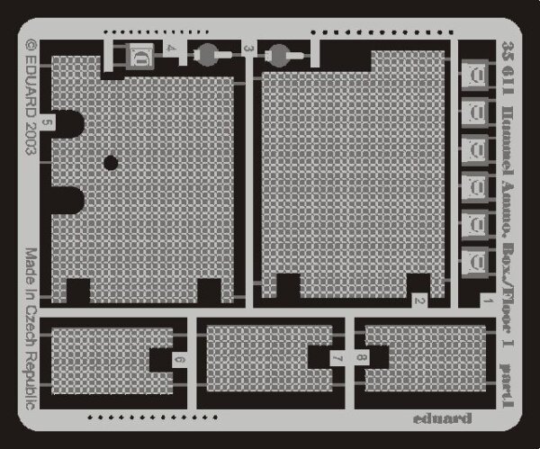 Sd.Kfz. 165 Hummel Ammo Box/Floor 1