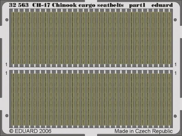 CH-47A Chinook cargo seatbelts (Trumpeter)