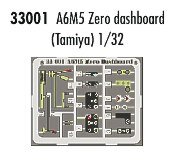 A6M5 Zero dashboard (Tamiya)