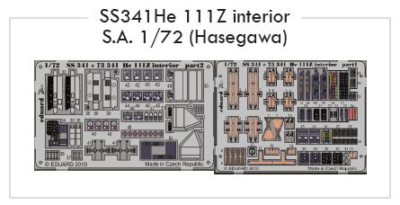 Heinkel He-111Z Zwilling interior S.A. (Hasegawa)