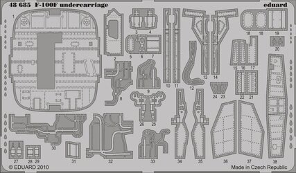 F-100F undercarriage (Trumpeter)