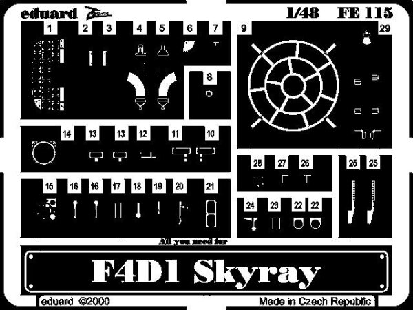 1/48 Douglas F4D-1 Skyray for Tamiya