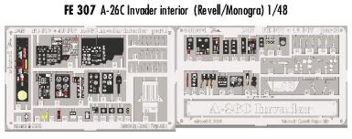 A-26C Invader interior (Monogram, Revell)